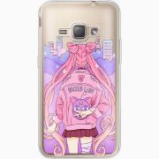 Прозрачный чехол Uprint Samsung J120H Galaxy J1 2016 Wiked Lady