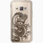 Прозрачный чехол Uprint Samsung J120H Galaxy J1 2016 Chinese Dragon