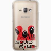 Прозрачный чехол Uprint Samsung J120H Galaxy J1 2016 siquid game люди в красном