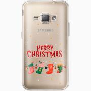 Прозрачный чехол Uprint Samsung J120H Galaxy J1 2016 Merry Christmas