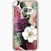 Прозрачный чехол Uprint Samsung J120H Galaxy J1 2016 Floral Dark Dreams