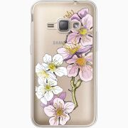 Прозрачный чехол Uprint Samsung J120H Galaxy J1 2016 Cherry Blossom