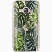 Прозрачный чехол Uprint Samsung J120H Galaxy J1 2016 Palm Tree