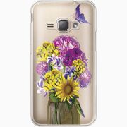Прозрачный чехол Uprint Samsung J120H Galaxy J1 2016 My Bouquet