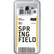 Прозрачный чехол Uprint Samsung J2 Prime G532F Ticket Springfield