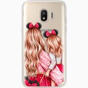 Прозрачный чехол Uprint Samsung J250 Galaxy J2 (2018) Mouse Girls