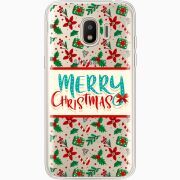 Прозрачный чехол Uprint Samsung J250 Galaxy J2 (2018) Vintage Christmas Pattern