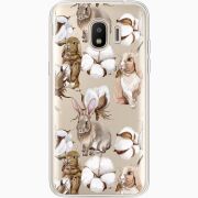 Прозрачный чехол Uprint Samsung J250 Galaxy J2 (2018) Cotton and Rabbits