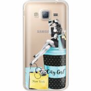 Прозрачный чехол Uprint Samsung J320 Galaxy J3 City Girl