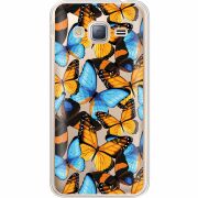 Прозрачный чехол Uprint Samsung J320 Galaxy J3 Butterfly Morpho