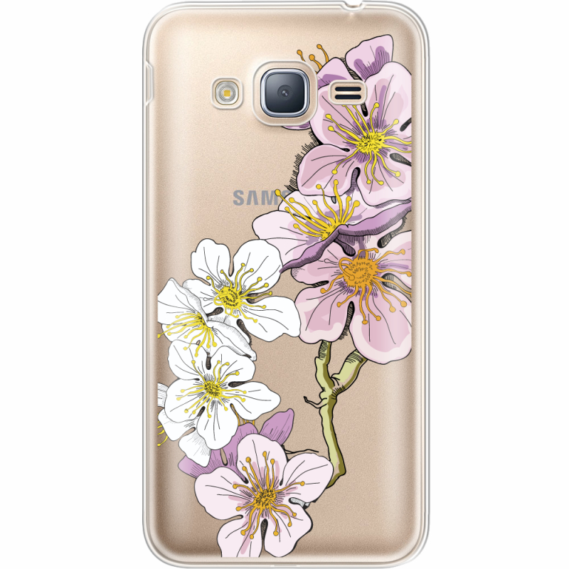 Прозрачный чехол Uprint Samsung J320 Galaxy J3 Cherry Blossom