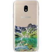 Прозрачный чехол Uprint Samsung J330 Galaxy J3 2017 Green Mountain