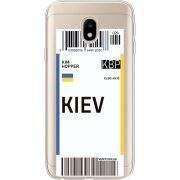 Прозрачный чехол Uprint Samsung J330 Galaxy J3 2017 Ticket Kiev
