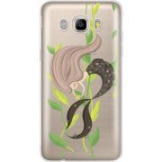 Прозрачный чехол Uprint Samsung J710 Galaxy J7 2016 Cute Mermaid