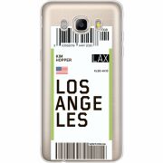 Прозрачный чехол Uprint Samsung J710 Galaxy J7 2016 Ticket Los Angeles