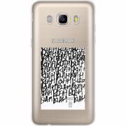 Прозрачный чехол Uprint Samsung J710 Galaxy J7 2016 Blah Blah