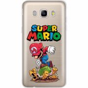 Прозрачный чехол Uprint Samsung J710 Galaxy J7 2016 Super Mario