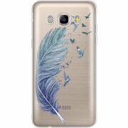 Прозрачный чехол Uprint Samsung J710 Galaxy J7 2016 Feather