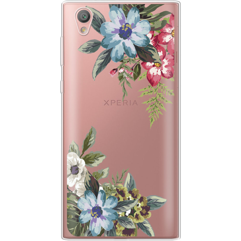Прозрачный чехол Uprint Sony Xperia L1 G3312  Floral