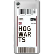 Прозрачный чехол Uprint Sony Xperia X F5122 Ticket Hogwarts