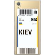 Прозрачный чехол Uprint Sony Xperia XA1 Plus G3412  Ticket Kiev