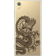 Прозрачный чехол Uprint Sony Xperia XA1 Plus G3412  Chinese Dragon