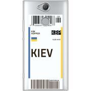 Прозрачный чехол Uprint Sony Xperia XA2 H4113 Ticket Kiev