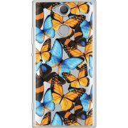Прозрачный чехол Uprint Sony Xperia XA2 H4113 Butterfly Morpho