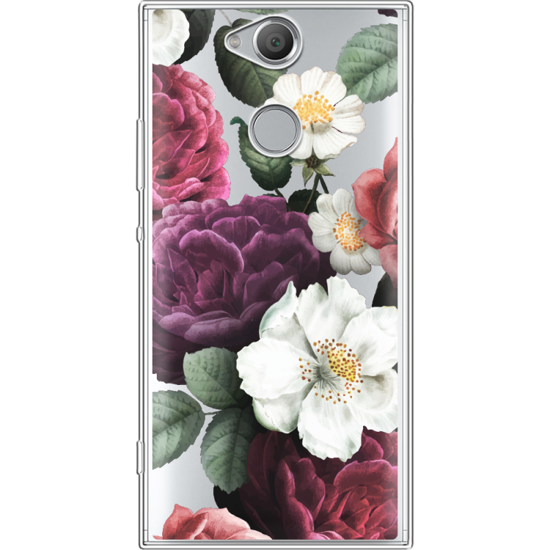 Прозрачный чехол Uprint Sony Xperia XA2 H4113 Floral Dark Dreams