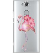 Прозрачный чехол Uprint Sony Xperia XA2 H4113 Floral Flamingo