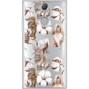 Прозрачный чехол Uprint Sony Xperia XA2 H4113 Cotton and Rabbits