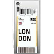 Прозрачный чехол Uprint Sony Xperia XZ F8332 Ticket London