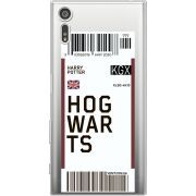 Прозрачный чехол Uprint Sony Xperia XZ F8332 Ticket Hogwarts