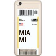 Прозрачный чехол Uprint Xiaomi Redmi 4A Ticket Miami