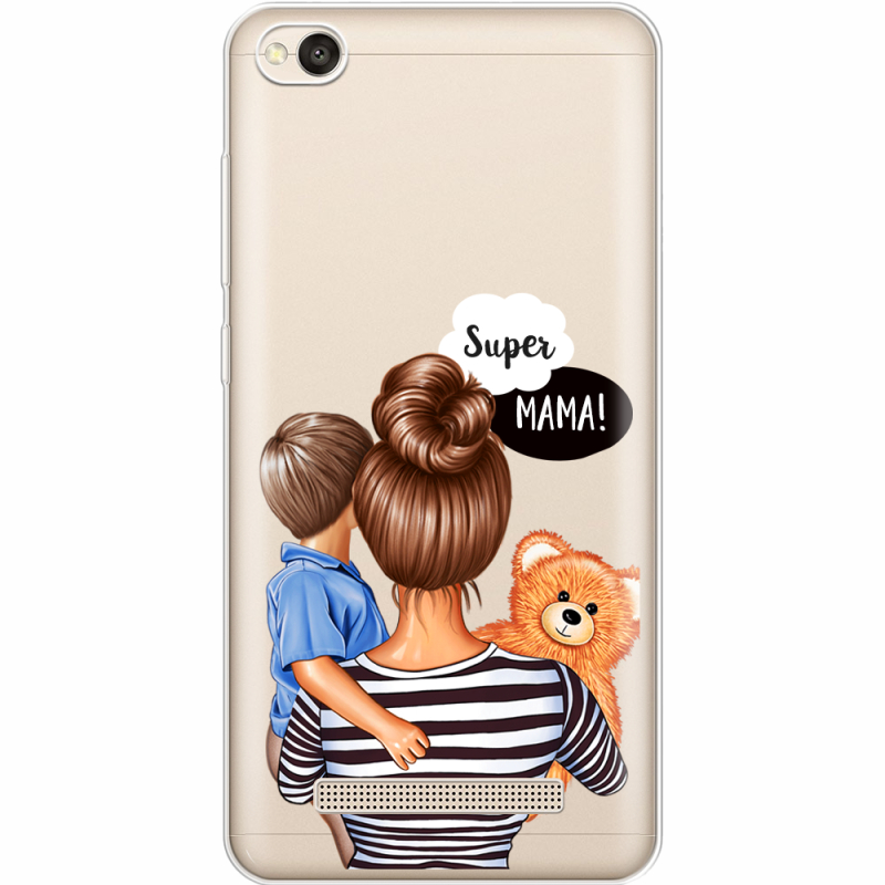 Прозрачный чехол Uprint Xiaomi Redmi 4A Super Mama and Son