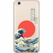 Прозрачный чехол Uprint Xiaomi Redmi 4A Большая волна в Канагаве