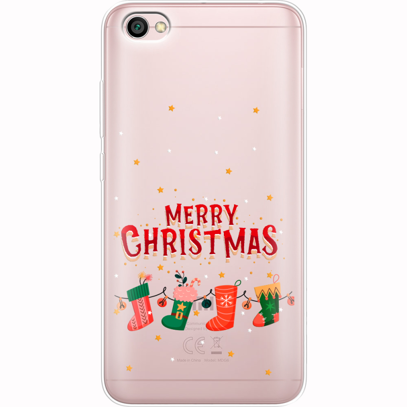 Прозрачный чехол Uprint Xiaomi Redmi Note 5A Merry Christmas