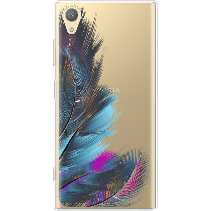 Прозрачный чехол Uprint Sony Xperia XA1 G3116 / XA1 Dual G3112 Feathers
