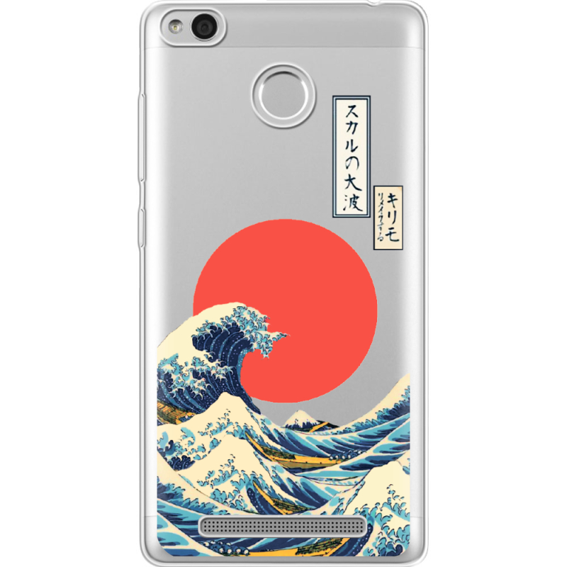 Прозрачный чехол Uprint Xiaomi Redmi 3S / 3S Pro Большая волна в Канагаве