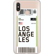 Прозрачный чехол Uprint Xiaomi Mi Max 3 Ticket Los Angeles