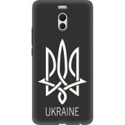 Черный чехол Uprint Meizu M6 Note Тризуб монограмма ukraine