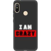 Черный чехол Uprint Xiaomi Mi A2 Lite I'm Crazy