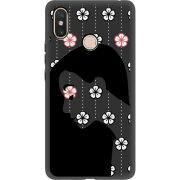 Черный чехол Uprint Xiaomi Mi Max 3 Flower Hair