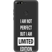 Черный чехол Uprint Huawei Y7 Prime 2018 / Honor 7C Pro Limited Edition