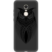 Черный чехол Uprint Xiaomi Redmi 5 Plus Owl