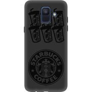 Черный чехол Uprint Samsung A600 Galaxy A6 2018 Black Coffee