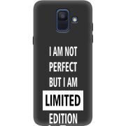 Черный чехол Uprint Samsung A600 Galaxy A6 2018 Limited Edition
