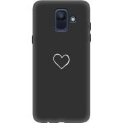 Черный чехол Uprint Samsung A600 Galaxy A6 2018 My Heart