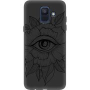 Черный чехол Uprint Samsung A600 Galaxy A6 2018 Eye