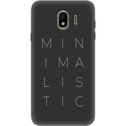 Черный чехол Uprint Samsung J400 Galaxy J4 2018 Minimalistic